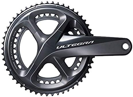 Shimano Ultegra FC-R8000 Crankset - 165mm, 11-Speed, 50/34t, 110 Asymmetric BCD, Hollowtech II Spindle Interface, Black