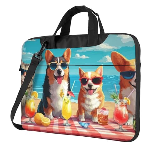 Maletín portátil impermeable Cat Corg Hawaii 14 pulg miniatura 1
