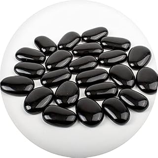 Specialist Aggregates ® - 25 Small White, Flat Glass Pebbles/Nuggets/Stones. Perfect for Pebble Painting