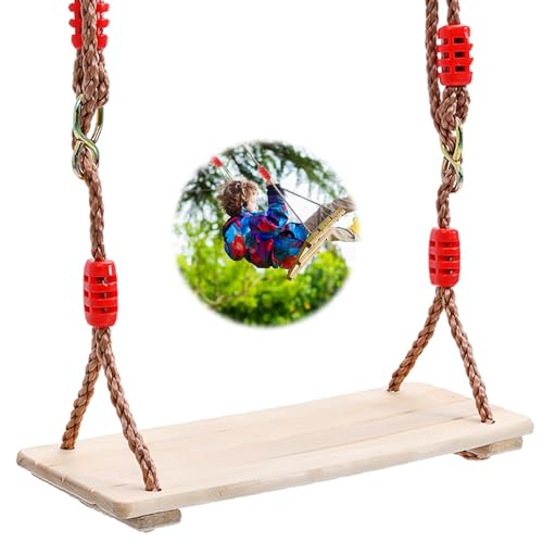 Balancoire Exterieur,Balancoire Enfant,Balançoire en Corde d'escalade pour Enfants avec Plateforme et siège à Disque,Corde d'escalade pour Enfants,Capacité de Charge Jusqu'à 100 kg