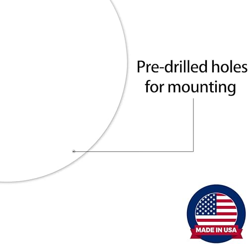 Miniatura 6 de Letrero de metal redondo con texto en inglés "I'm Dreaming A Farmhouse Christmas Welcome - Letrero de metal redondo con texto en inglés "I'm