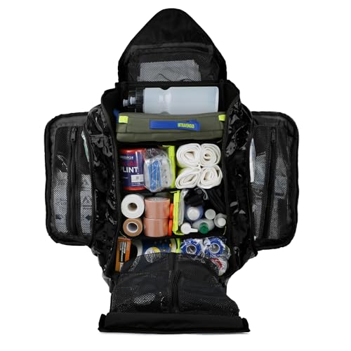 Image of Statpacks G3+ Backup EMT Medic Backpack BLS ALS Trauma Bag for EMS, Police, Firefighters (Black)
