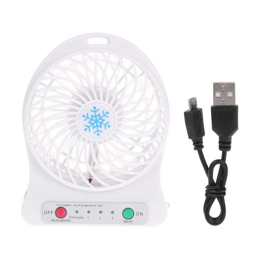 Preisvergleich Produktbild xinrongqu Portable Light Mini USB Fan Luftkühler weiß