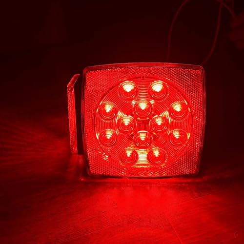 image for fouwick LED Trailer Light, License plate light, 12V Easy Install Water