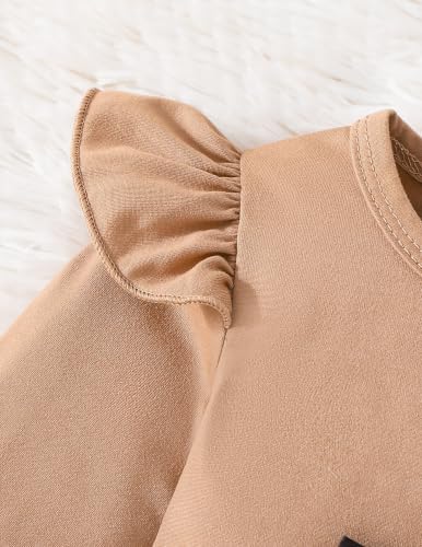 Image of Doresbebe Baby Girl Clothes Toddler Girl Outfits Infant Girl Summer Clothes for Girl Ruffle Shirt Pants+Cute Headband 3PCS