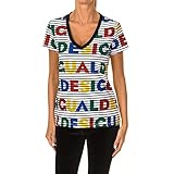 camisetas desigual mujer ver precios  Desigual - Camiseta DSGL Mujer Color: 2000 Talla: Size M
