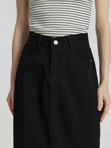 Image of KOTTY Women's Wrap Style Flowy Knee Length Skirt