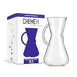 Chemex Pour-Over Glass Coffeemaker - Glass Handle Series - 3-Cup - Exclusive Packaging