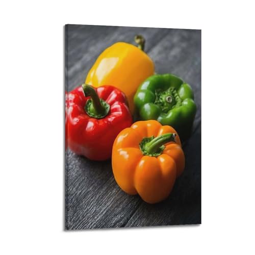 Affiche poivrons verts koanga pour créer une ambiance naturelle dans votre chambre