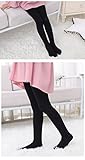 Smilore 3 Pack Girls Tights Microfiber Kids School Footed Soft Ballet Dance Pantyhose Black 4-6 Years - Image 2