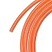 Tool parts Pneumatic Tubing Air Compressor Tube PU Braid Air Hose 8mmODx32.8Ft Orange
