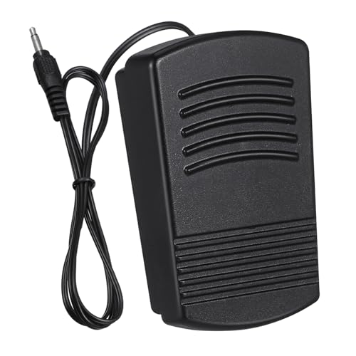 OSALADI 4 Piezas Pedales De Coser Puntadas Reemplazo De Costura Pie De Repuesto Pedal De Seguridad Pedal De Costura De Repuesto Pedal De Costura Resistente Pedal Firme Metal Negro