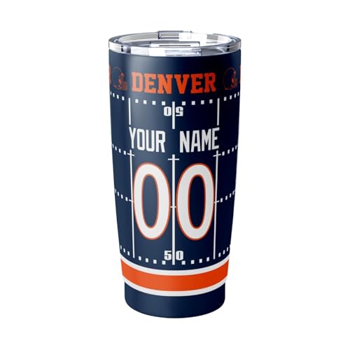 Image of ANTKING Denver Tumbler 20 oz Travel Coffee Cup for Men Women Boy Custom Name Number Gifts