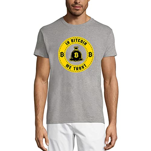 Men's Graphic T-Shirt in Bitcoin We Trust Traders Quote - Crypto Mining Eco-Friendly Limited Edition Short