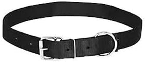Weaver Leather Correa de cuello de ganado unisex para adultos, nailon, 1 2X38 YR JRSY, negro, mediano EE. UU