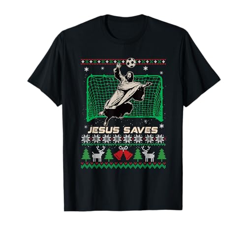 Jesus Saves, Suéter feo de Navidad, Guardián de Jesús Camiseta