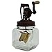 Treasure Gurus Rustic Antique Style Dazey Glass Hand Crank Butter Churn Primitive Farmhouse Decor Replica
