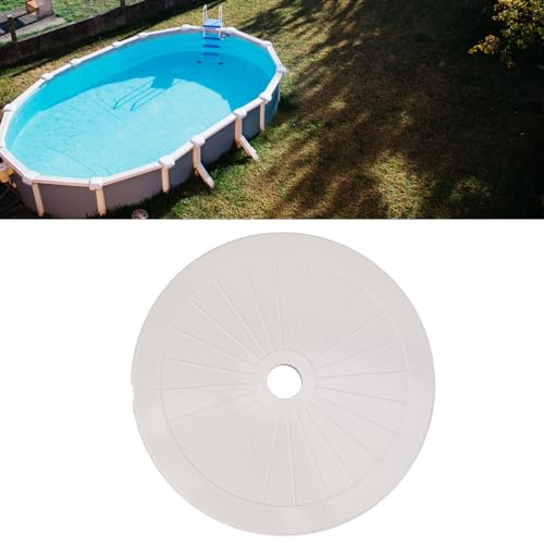 Hztyyier Schwimmbad-Skimmer-Deckel, Langlebige Kunststoffabdeckung, Ersatz, 20,3 cm, Klarer Skimmer-Deckel, Pool-Spa-Zubehör