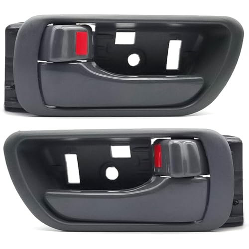Interior Door Handle Front or Rear Left Driver & Right Passenger Side for Toyota Camry 2002-2006, Replaces# 69206-AA021 69205-AA021,Grey