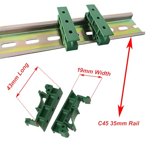 Fixation PCB sur rail DIN 35mm pour éviter les courts-circuits avec vis