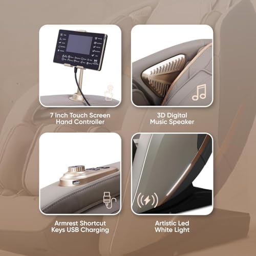 Image of SOBO Luxury Full Body Massage Chair with Zero Gravity SL Track 5-Year Warranty