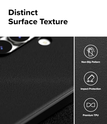 Image of Ringke Onyx for Samsung Galaxy S25 FE Case [Compatible with MagSafe] [Anti-Fingerprint] Ultra Thin Lightweight Shockproof Cover with Non-Slip Side Grip - Magnetic Black