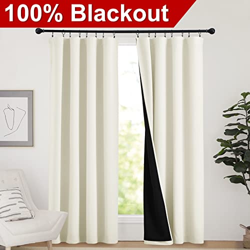 image for NICETOWN Living Room Completely Shaded Draperies, Privacy Protection &
