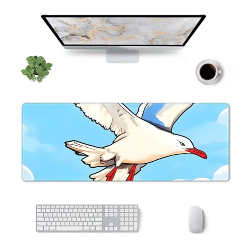 Tapis de clavier 80x30 cm Flying Seagulls avec base caoutchouc - 3