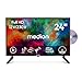 MEDION 59,9 cm (24 Zoll) Full HD Fernseher (integrierter DVD-Player, perfekt für Camping Wohnmobil LKW Garten, 12V KFZ Car-Adapter, Triple Tuner Receiver, HDMI, USB, MD 824001)