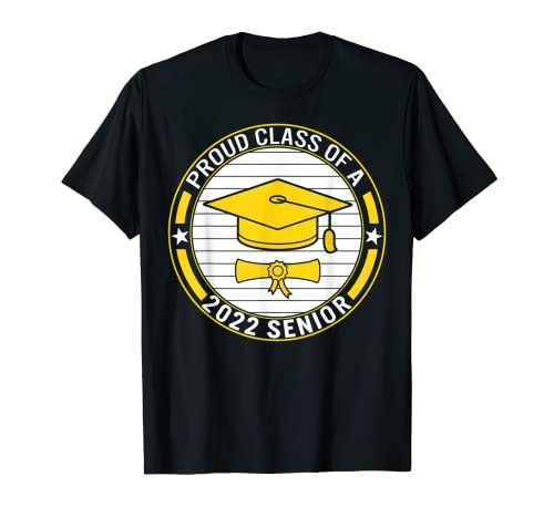 Proud Class Of A 2022 Senior School Graduation Family T-Shirt