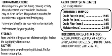 Generic Golden Rewards Chicken and Sweet Potato Dual Flavor Treat Sticks for Dogs, 16 oz Bag