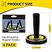 TECKWRAP Vinyl Wrap Magnets – 4 Pack Car Wrap Positioning Magnets with Strong Magnetic Grip and Rubber Base – Non-Scratch Magnet Tool for Vinyl Film, Decals, Signs & Wrapping