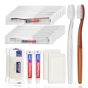 Gisdo Disposable Toothbrushes with Toothpaste Cleaning soap