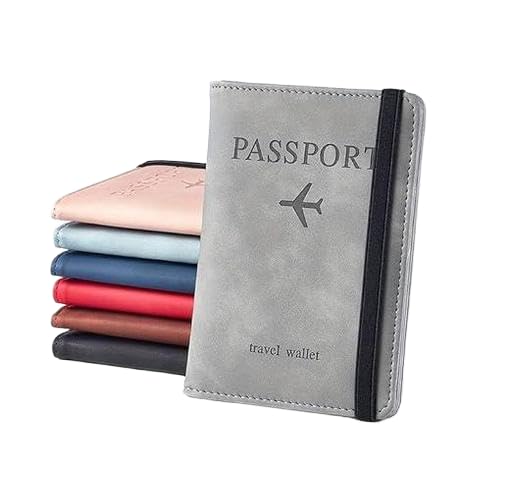 Passport Cover Travel Wallet Organiser with RFID Protection, Credit Card Case, PU Leather for Men & Women (Multicolor) Nil Baps-P419-image-14