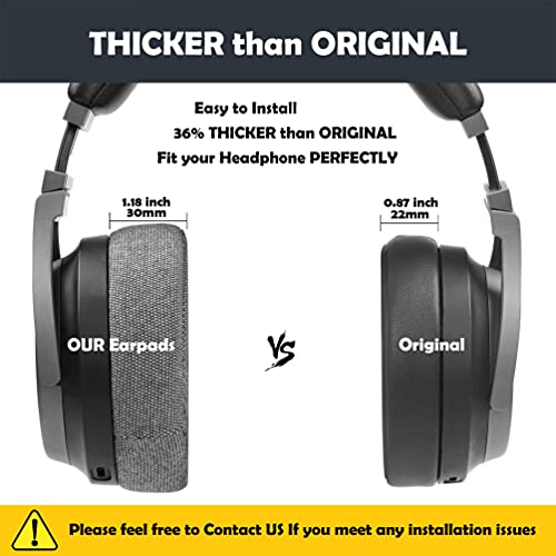 Almohadillas de repuesto gruesas para auriculares compatibles con Corsair Virtuoso RGB Wireless SE Gaming Headset miniatura 4