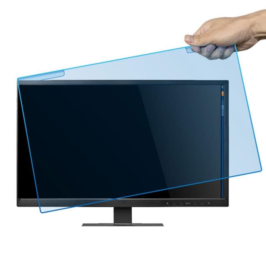 Filtre Anti-Lumière Bleu Premium pour 12"-27"Bureau/Moniteur,filtrant Anti-éblouissant Protection des Yeux,Blocage de la lumière Bleue Protecteur d'écran,Protecteur d'écran Bloquant la Lumière Bleue