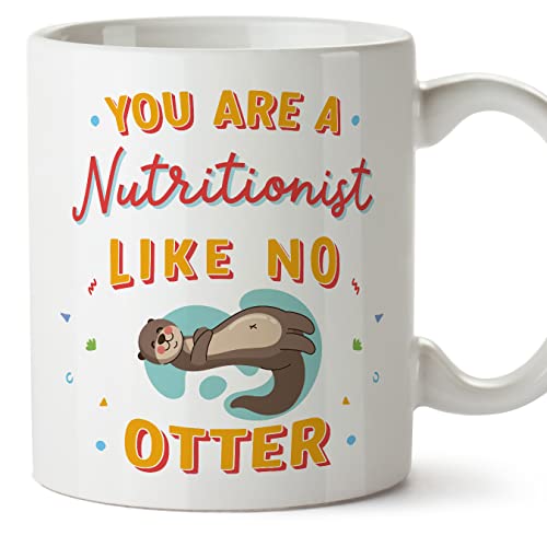 MUGFFINS Tazas para NUTRICIONISTA - En Inglés - You Are Like No Otter - 11 oz / 330 ml - Regalo original y divertido