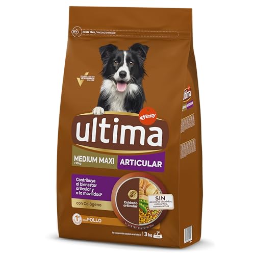 Ultima Pienso para Perros Adultos Medianos y Grandes con Problemas articulares con Pollo - 3kg