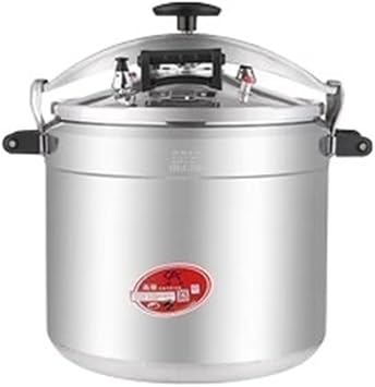 Pressure Cooker, Commercial Use, 32.8 gal 100 L Large Capacity and Slicing Pressure Cooker, Safety Locking Function, Household Cookware, Multifunctional Household Pot/Frying Pan, Aluminum Alloy, Suitable for All Stoves 3L-70L/135L Size 54cm 100L