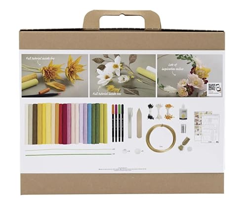 Papier crépon maxi kit pour bouquet réaliste et fleurs durables - 3