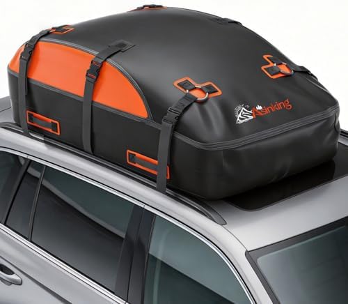 Asinking Car Rooftop Cargo Carrier Bag, 100% Waterproof Non-Rip 2...