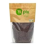 Yupik Organic Black Quinoa, 2.2 lb (35.2 oz), Non-GMO, Gluten-Free, Kosher, Raw, Unsalted, Oil-Free, Plant-Based Protein, Source of Fiber & Iron, Great Replacement for Rice & Pasta