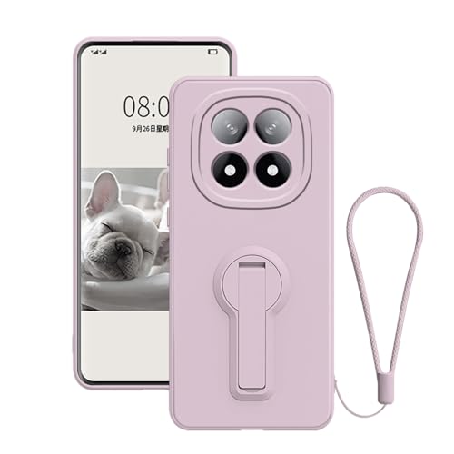 Coque Redmi Note 14 Pro 5G silicone antichoc protection objectif photo avec dragonne main