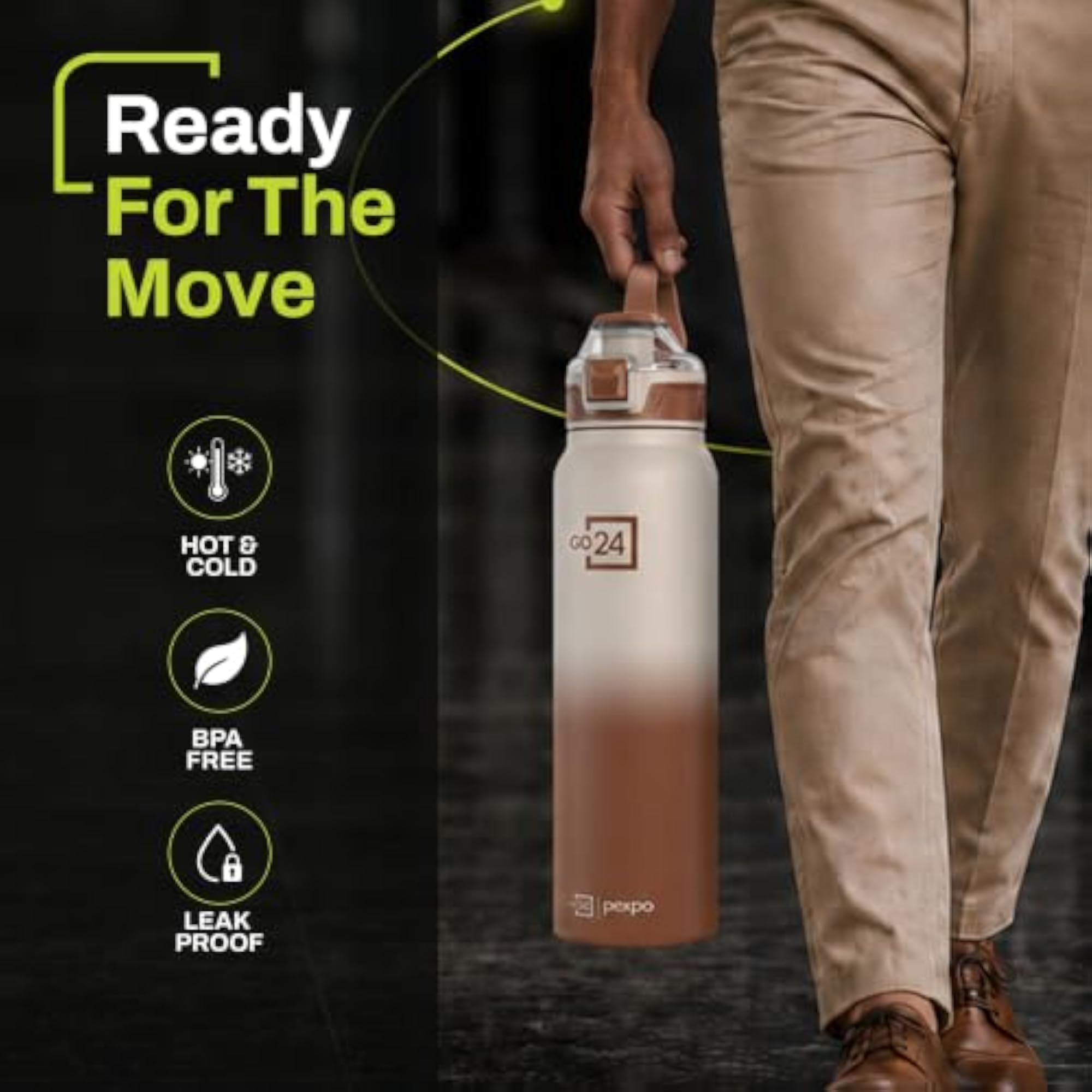 Stainless Steel Hot and Cold Flask, 940ml