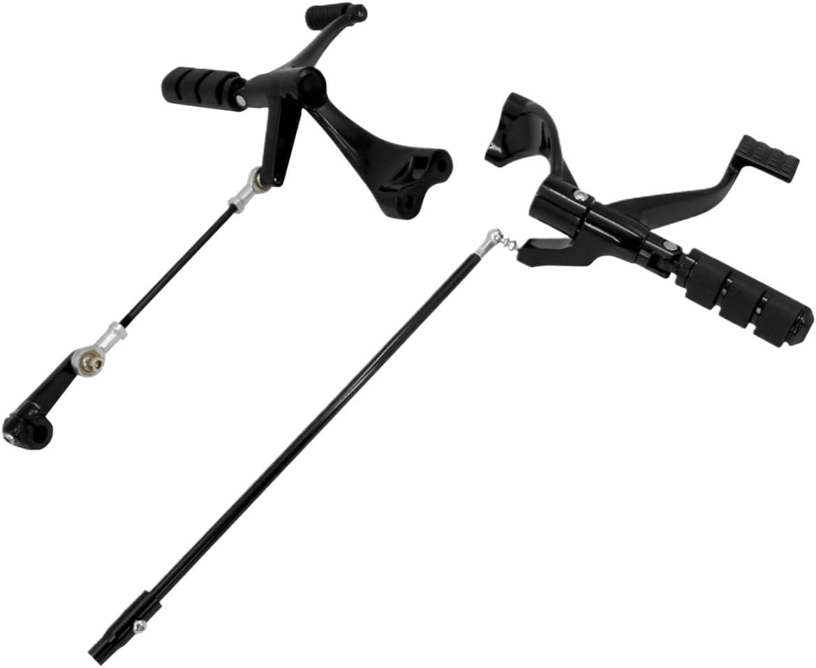 Practical Forward Control Complete Components, Waterproof Kit, Suitable for Motorcycles(Black)