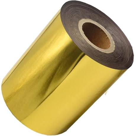 Gold Foil Hot Stamping Paper, 3"x400ft