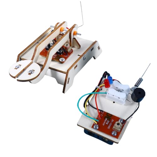 POPETPOP Kit DIY de Manualidades Madera para Juguete Educativo de Experimento Científico Modelo de Telégrafo Funcional para Proyectos Escolares de Ciencia y Bricolaje
