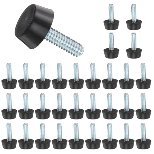 Patas ajustables para muebles de comedor con rosca 1/4-20 y perno de 21 mm 2