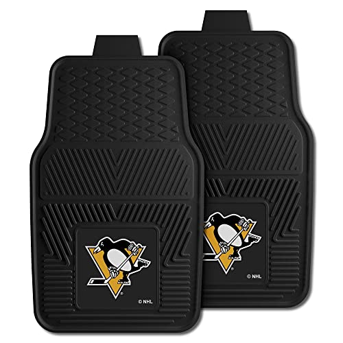 FANMATS Pittsburgh Penguins 2 - pc Heavy Duty Vinyl Car Mat 18