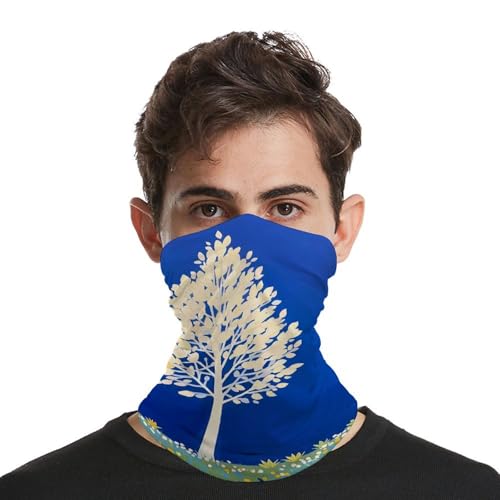 Pasamontañas The White Tree Balaclava para hombres y mujeres con protección solar, máscara facial fresca y transpirable, bufanda cubre boca para esquí y senderismo miniatura 4